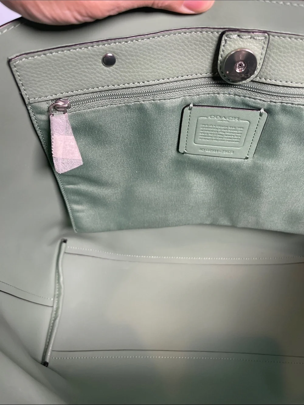Coach G2181-72673 Town Tote Pebble Leather Green